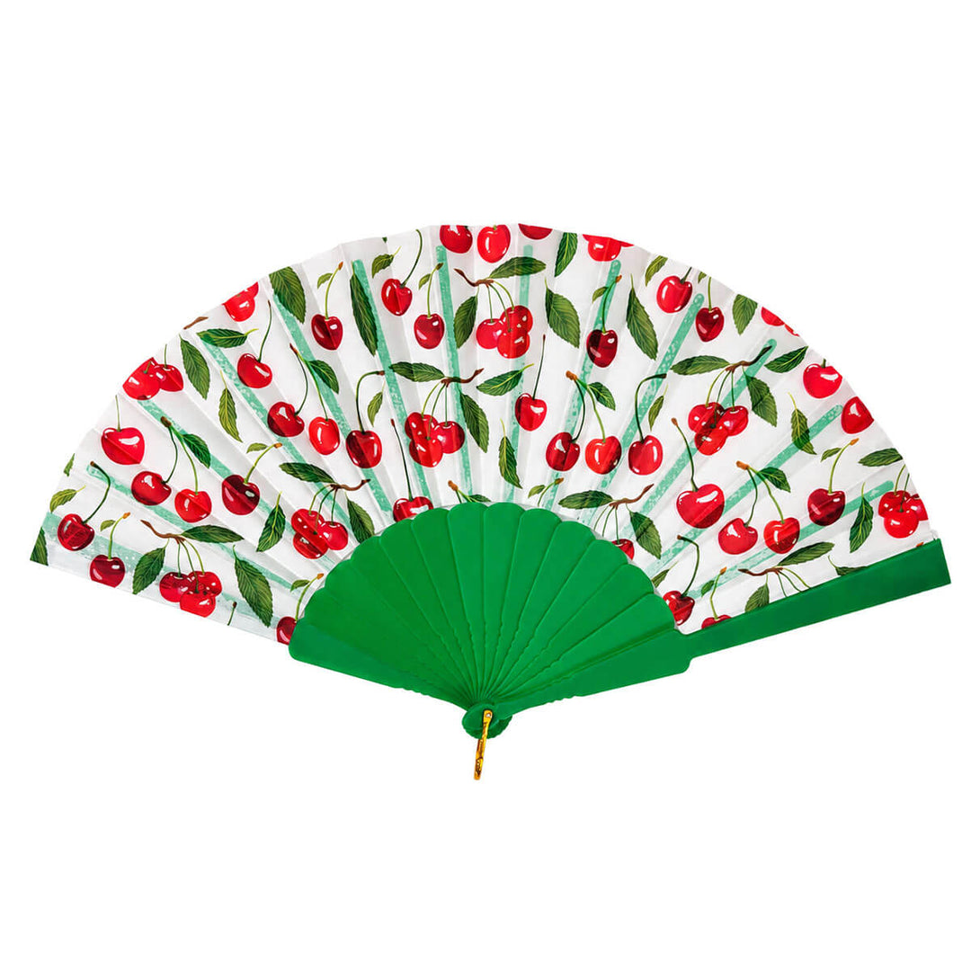 Fruktfläkt 23 cm – Flerfärgad handfläkt