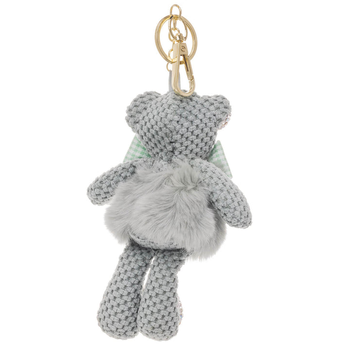 Glitzernder Teddybär Schlüsselanhänger Rucksack 15cm