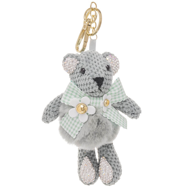 Glitzernder Teddybär Schlüsselanhänger Rucksack 15cm