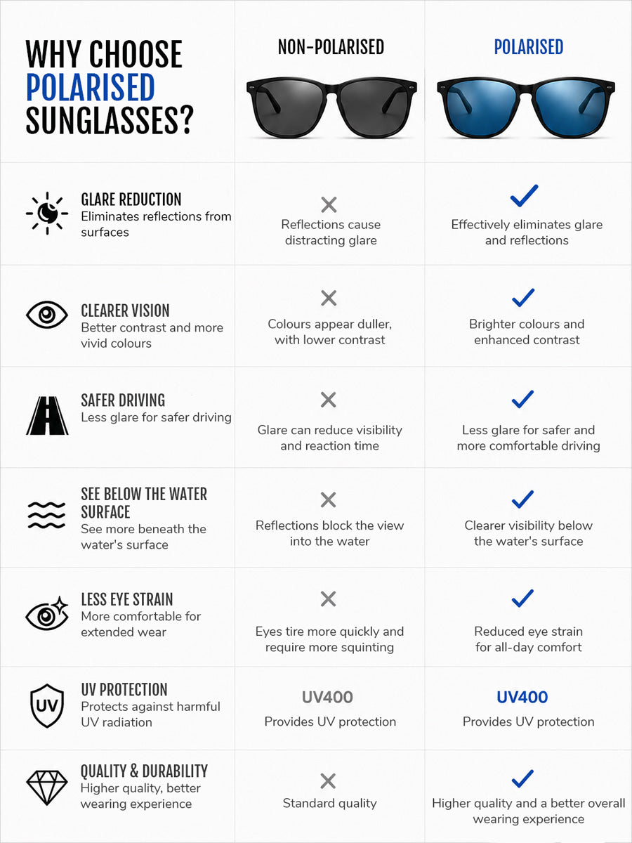 Pilot polarised sunglasses