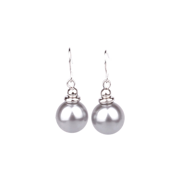 Hanging glass bead earrings (Steel 316L)