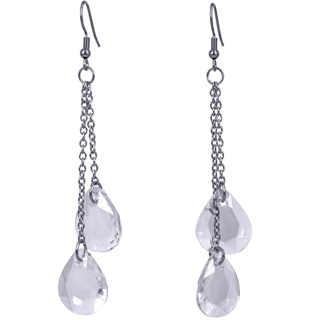 Hanging droplet earrings