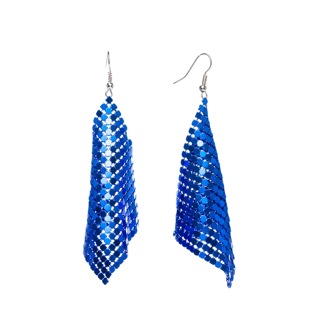 Hanging glitter earrings