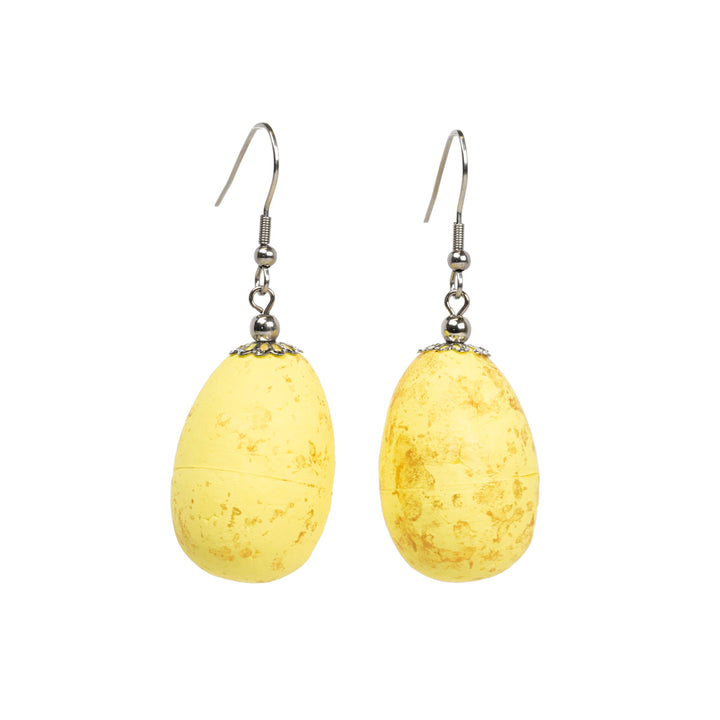 Decorated Easter egg earrings