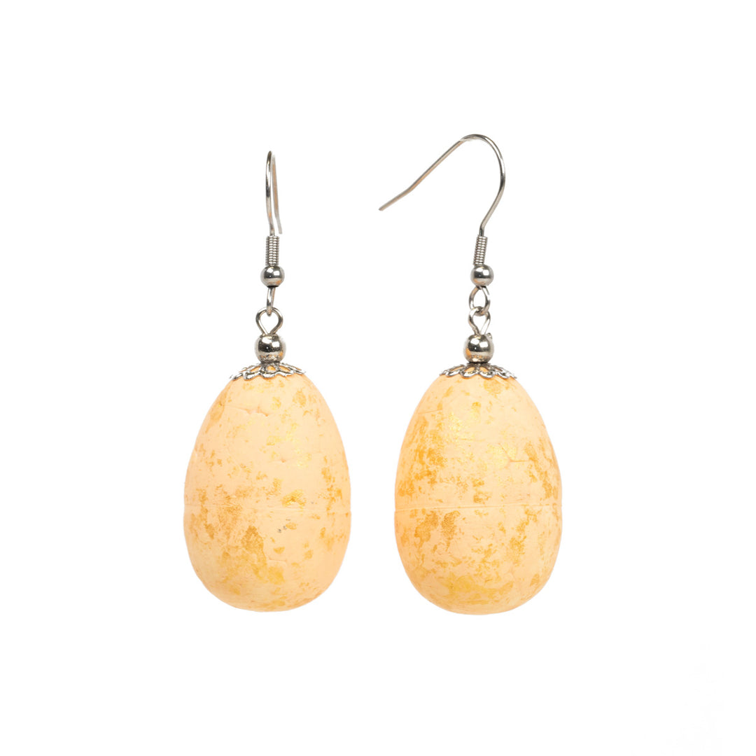 Decorated Easter egg earrings