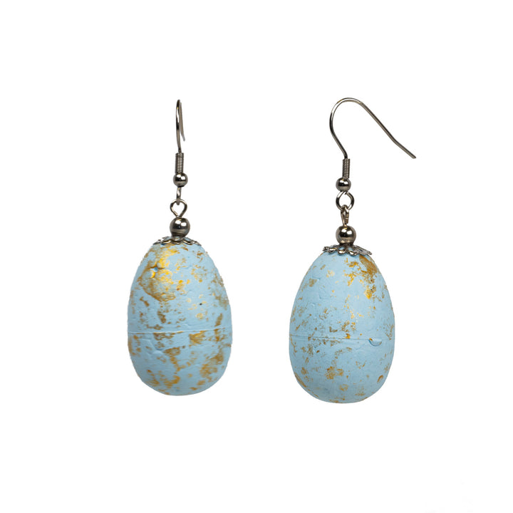 Decorated Easter egg earrings