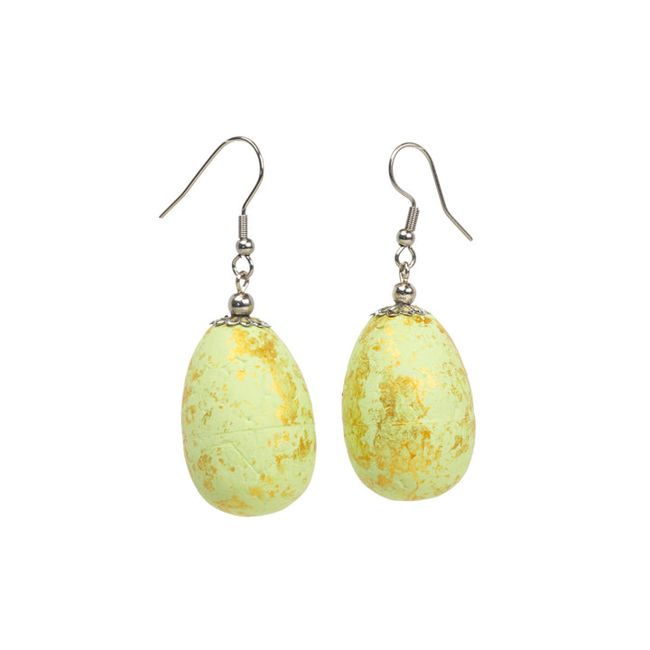 Decorated Easter egg earrings