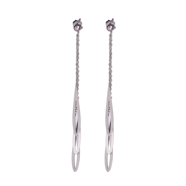 Ohrringe mit hängenden Tropfen (Stahl 316L)