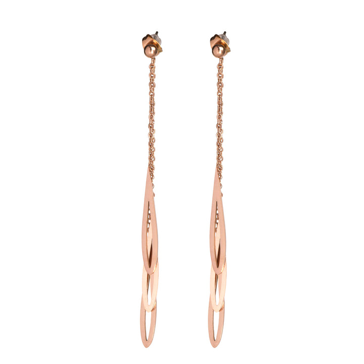 Ohrringe mit hängenden Tropfen (Stahl 316L)