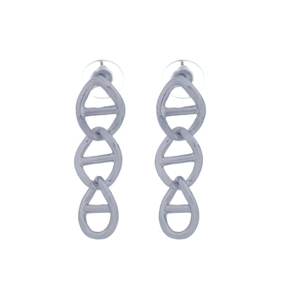 Metal chain earrings