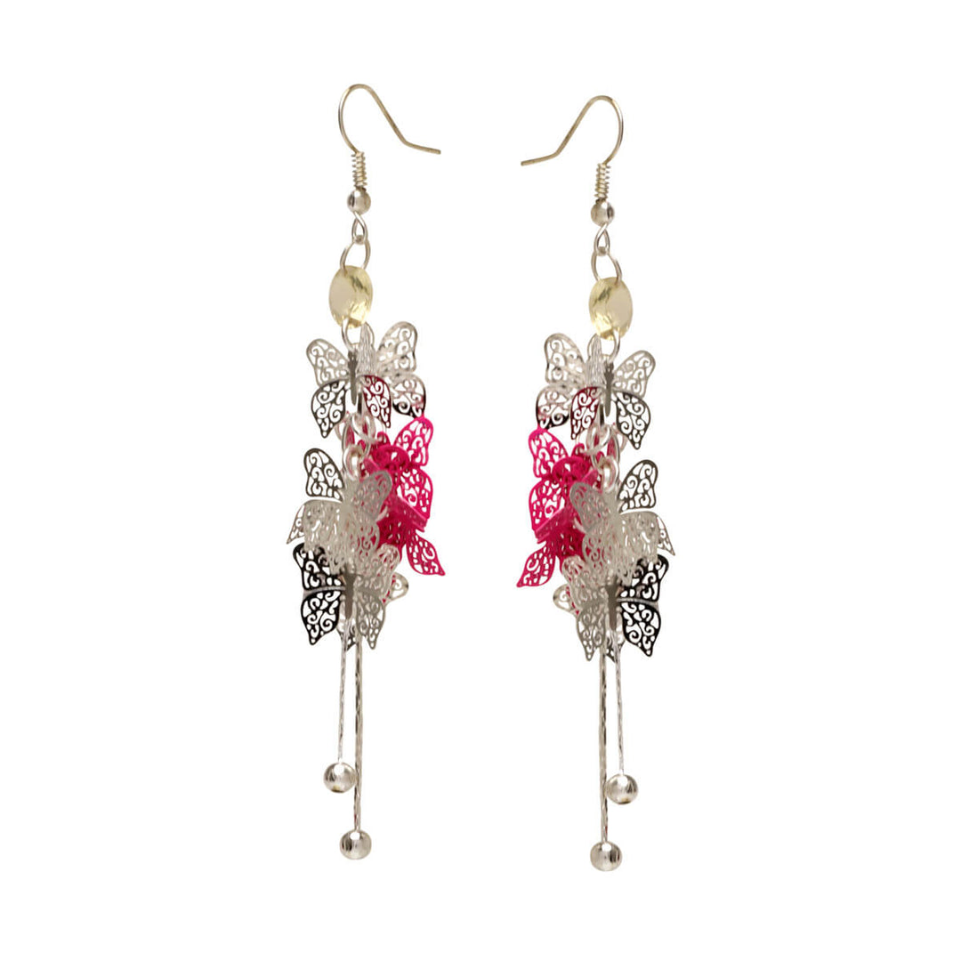 Hanging butterflies earrings