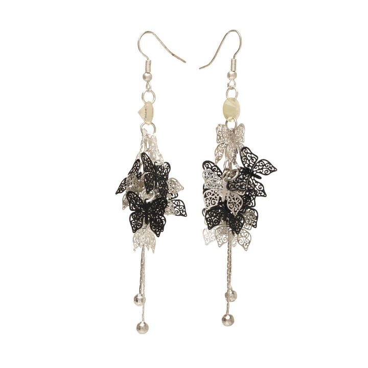 Hanging butterflies earrings