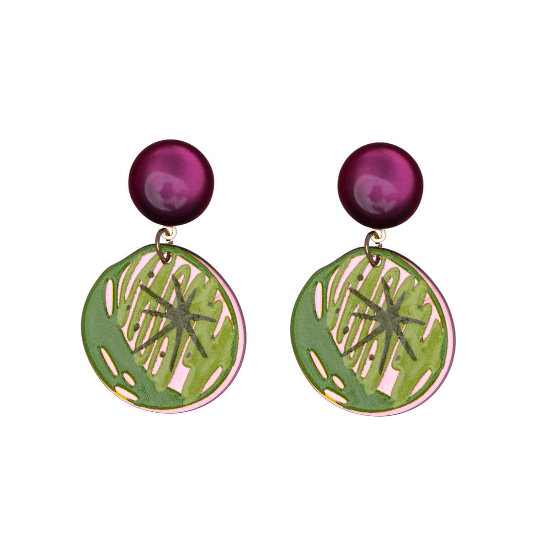 Plastic tomato earrings - Ninja.fi