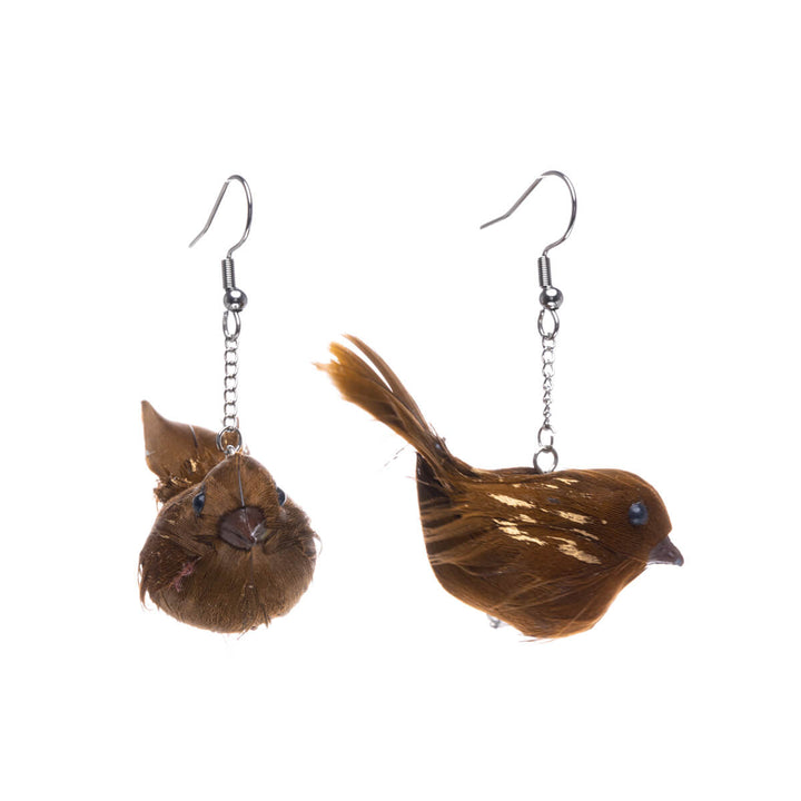 Bird earrings - Made in Finland (Steel 316L)