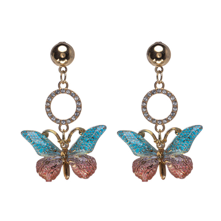 Sparkling butterfly earrings