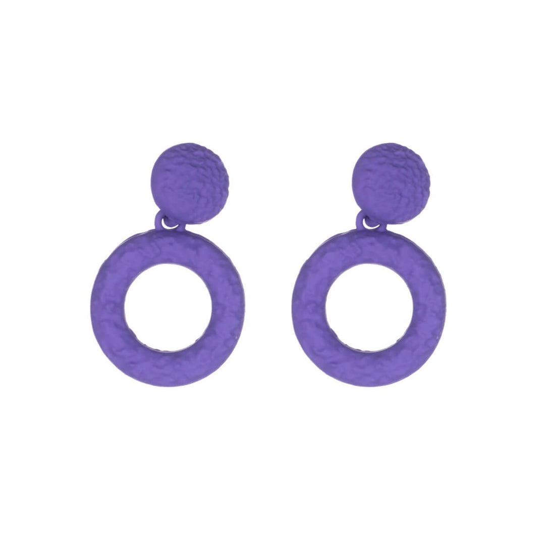 Uneven ring earrings