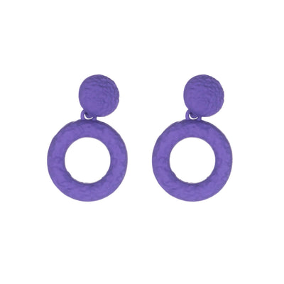 Uneven ring earrings