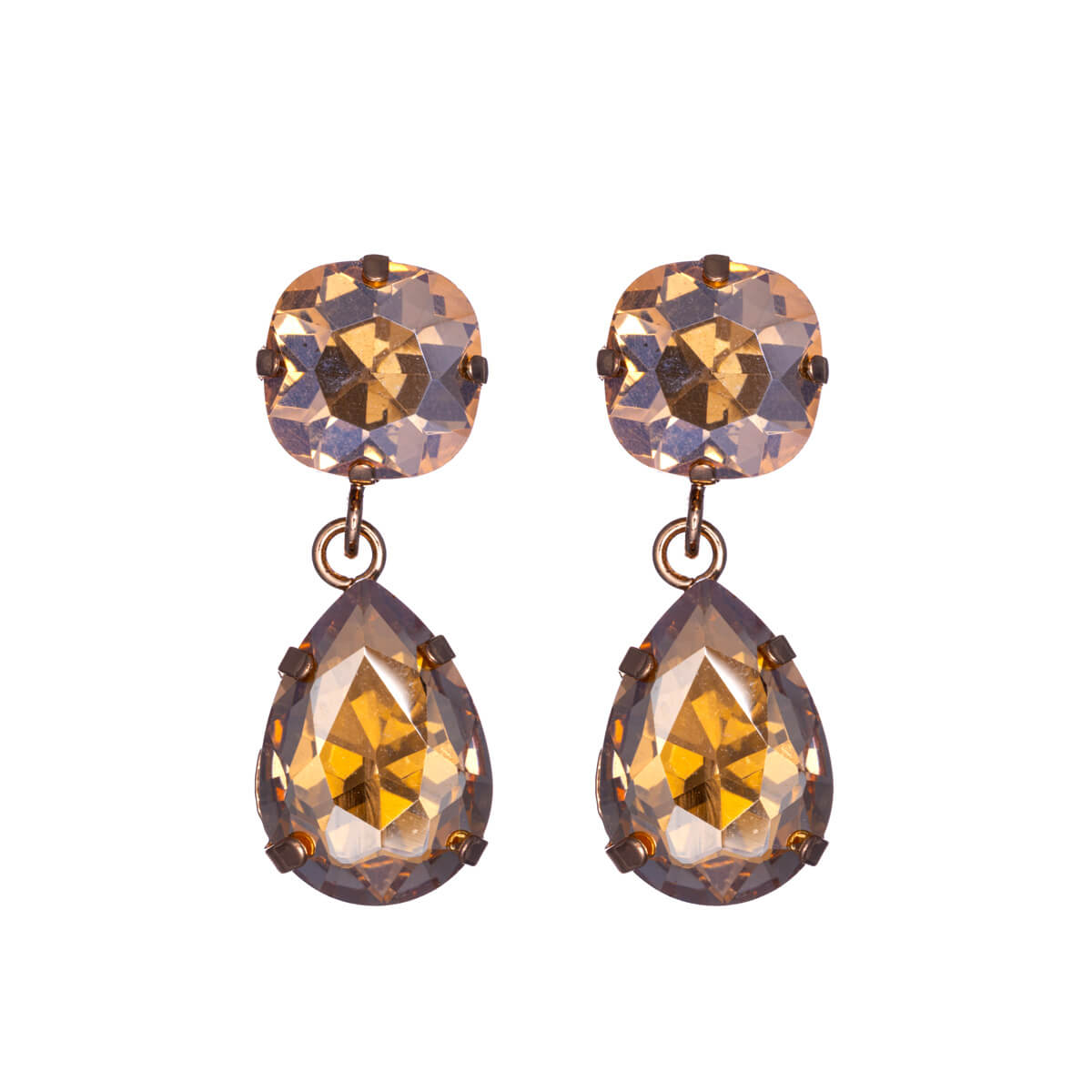 Rhinestone festive earrings rhinestone drops