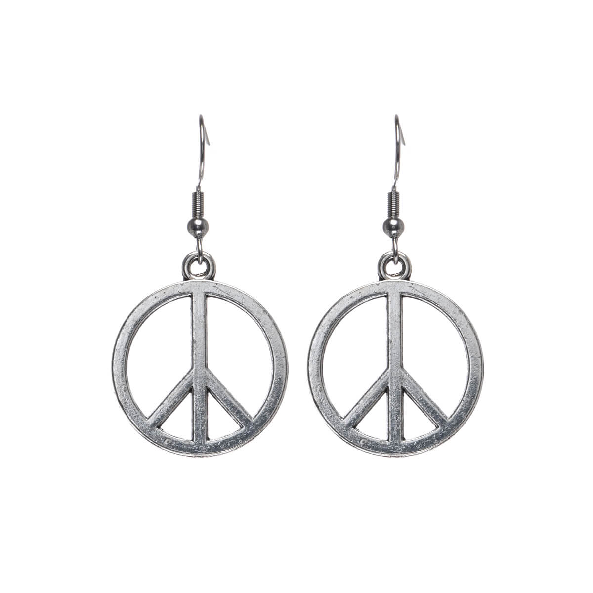 Peace sign earrings peace (steel 316L)