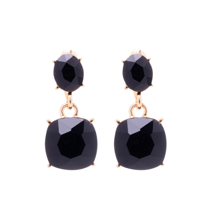 Two-piece hanging earrings for celebrations