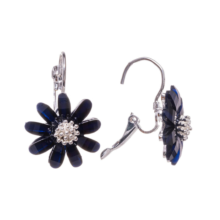 Hanging flower earring with hook