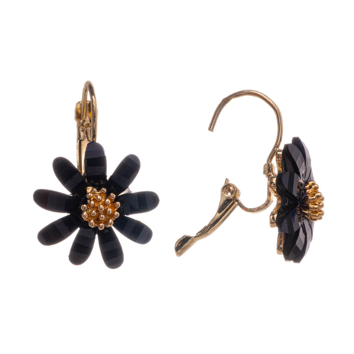 Hanging flower earring with hook