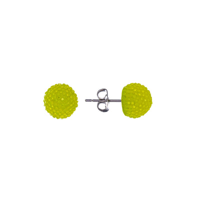 Shiny ball earrings 10mm