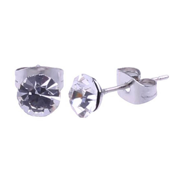 Glassy earrings 7mm