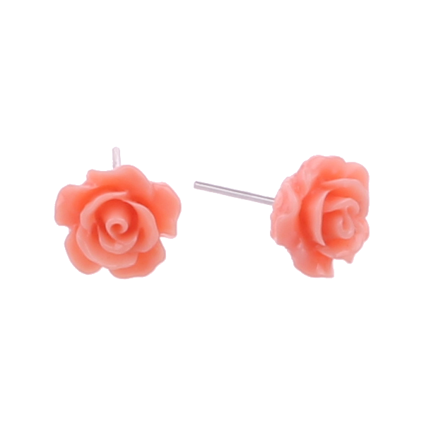 Rose earrings (Steel 316L)