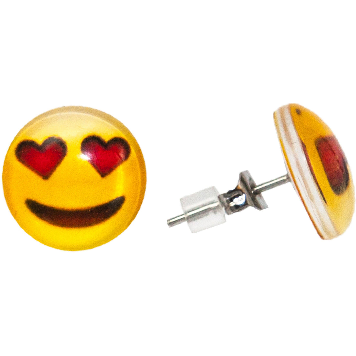 Emoji Heart Eye Earrings