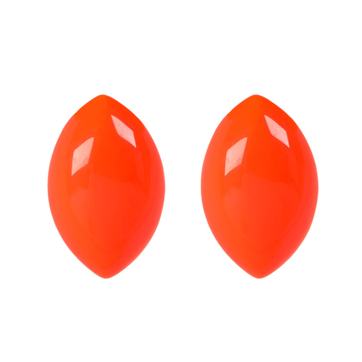 Big plastic earrings (steel)