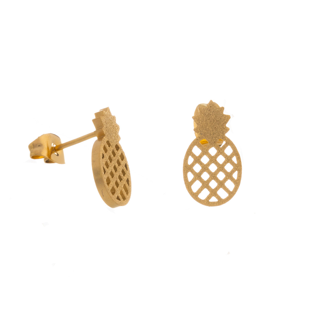 Pineapple earrings (steel 316L)