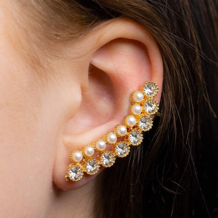 Statement earrings to ear leaf 1pcs