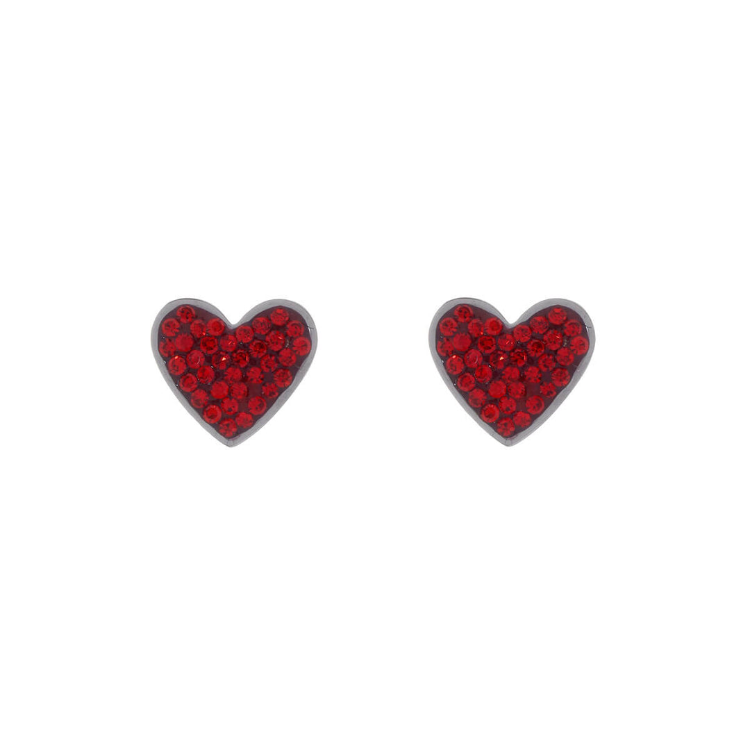 Steel heart earrings (steel 316L)