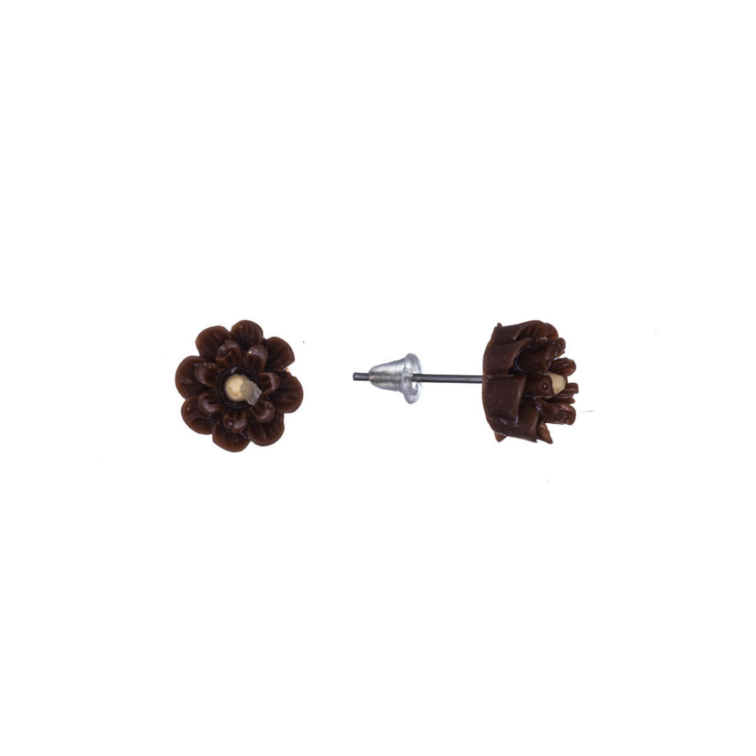 Slender flower earrings