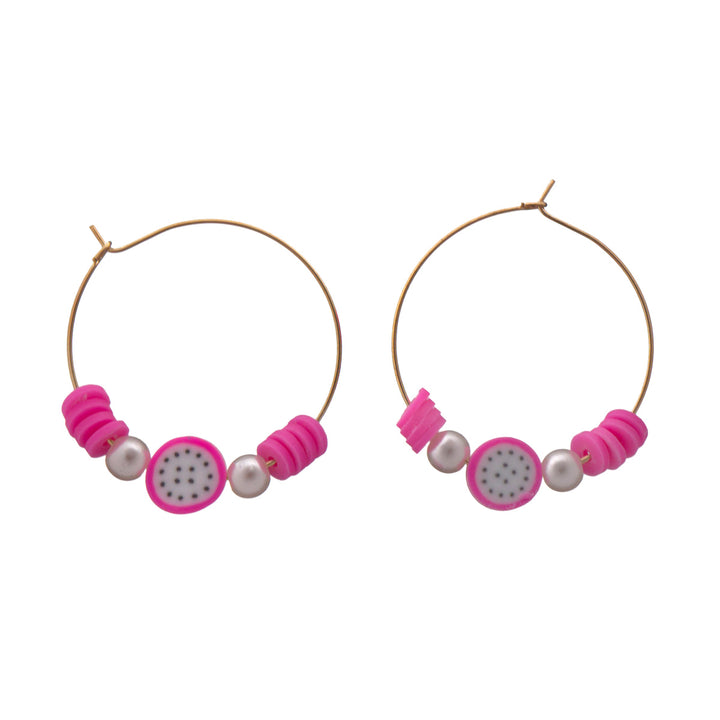 Pitaja ring earrings