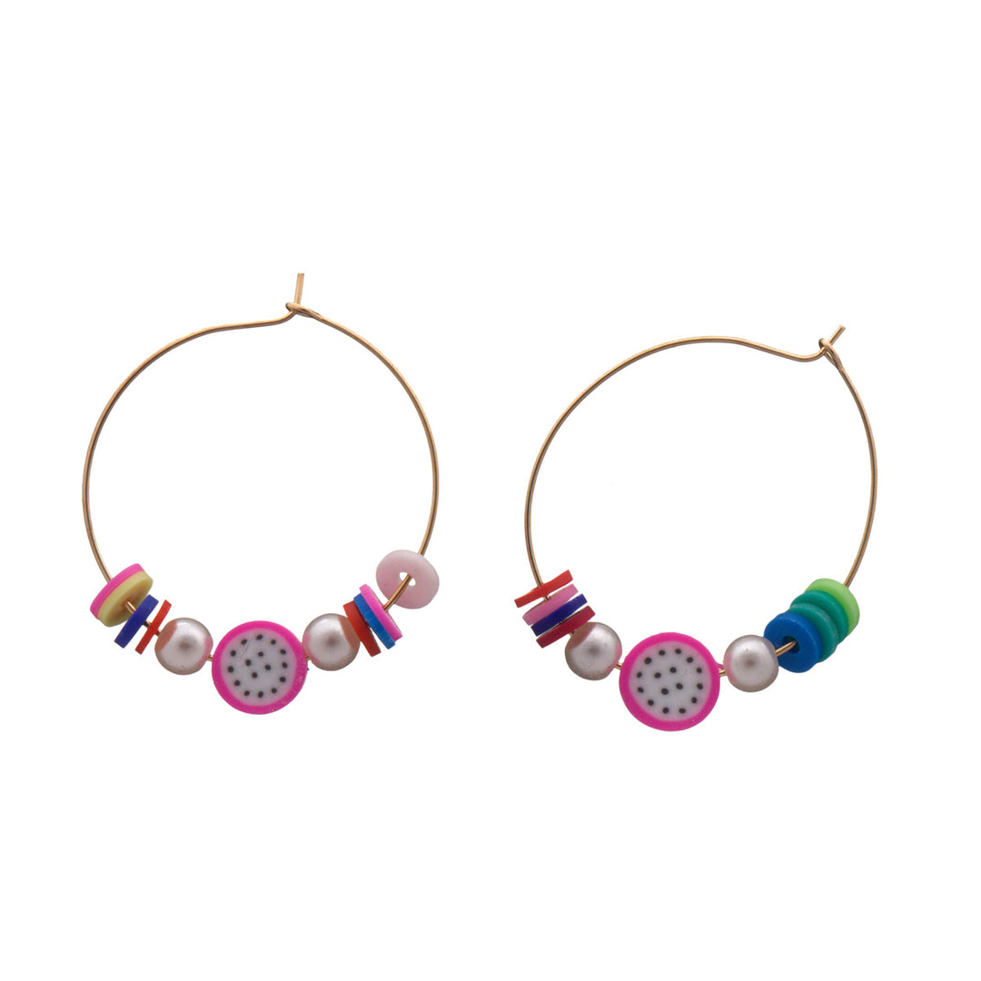 Pitaja ring earrings