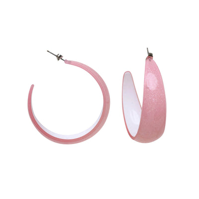 Colorful plastic earrings 5cm