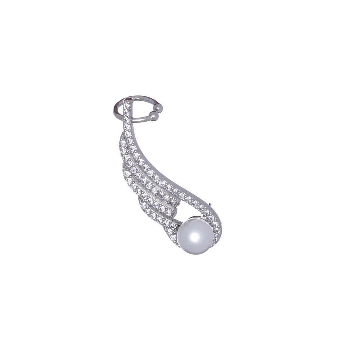 Zirconia wing cartilage ear cuff 1pcs