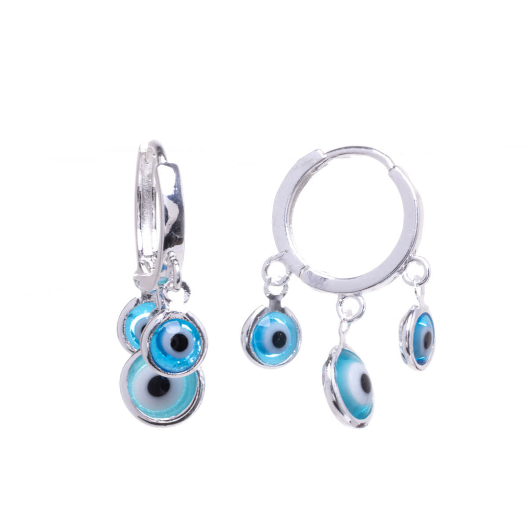 Evil eye earrings earrings with pendant