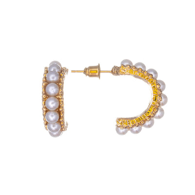 Pearl earrings earrings