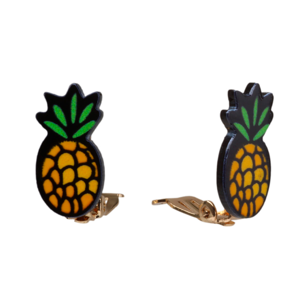 Ananas klipsikorvakorut korvis ei tarvitse reikää 101040026807 | Ninja.fi