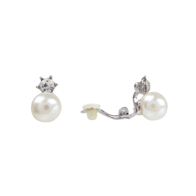 Pearl clip earrings 10mm