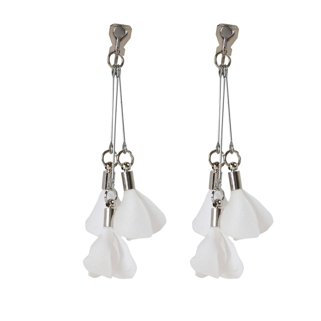 Hanging knobs clip-on earrings (steel 316L)