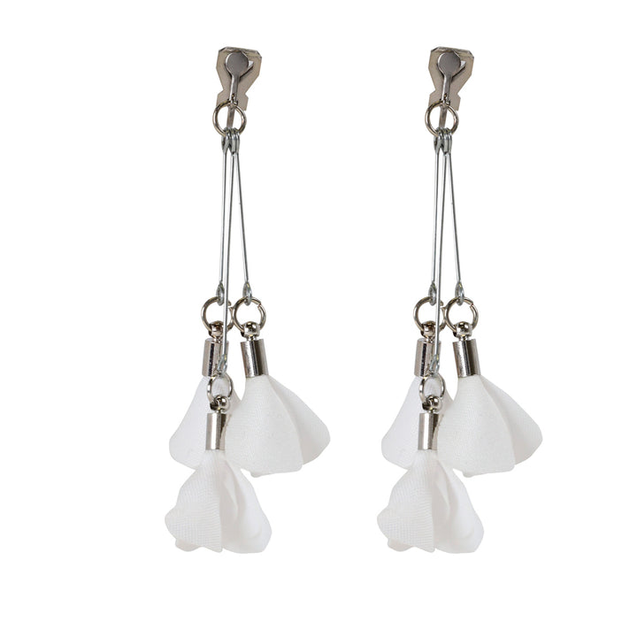 Hanging knobs clip-on earrings (steel 316L)