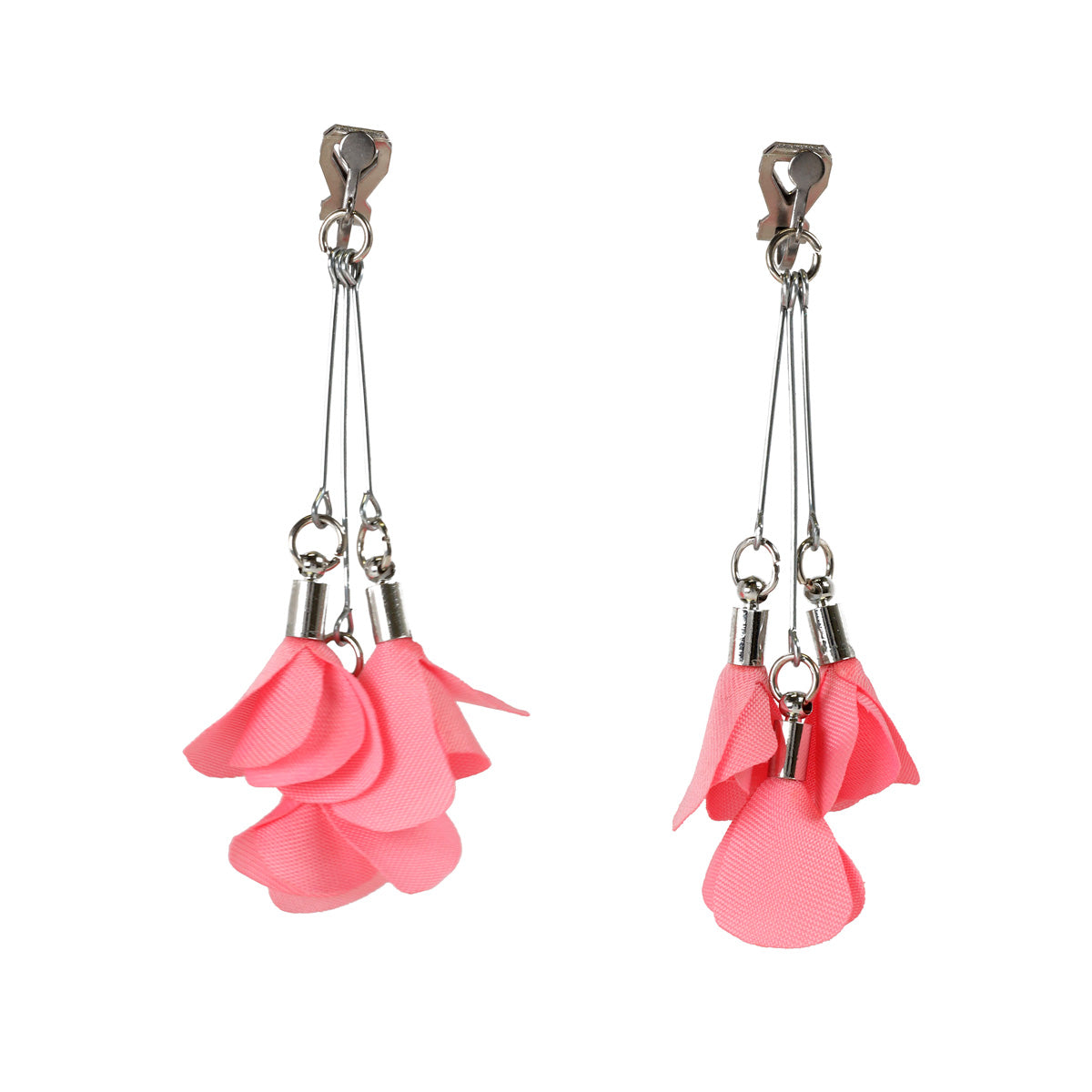 Hanging knobs clip-on earrings (steel 316L)
