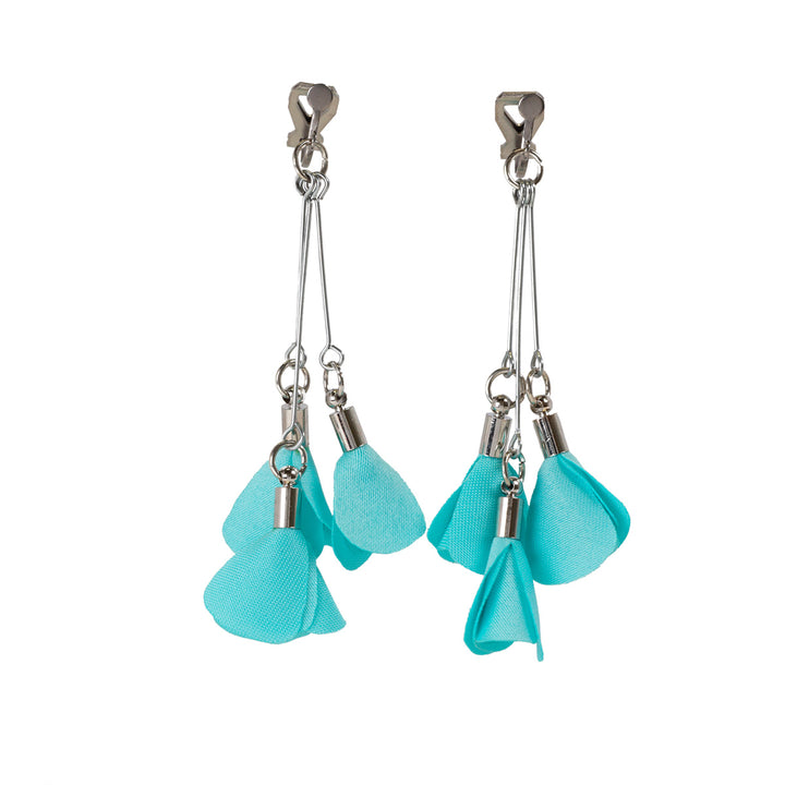 Hanging knobs clip-on earrings (steel 316L)