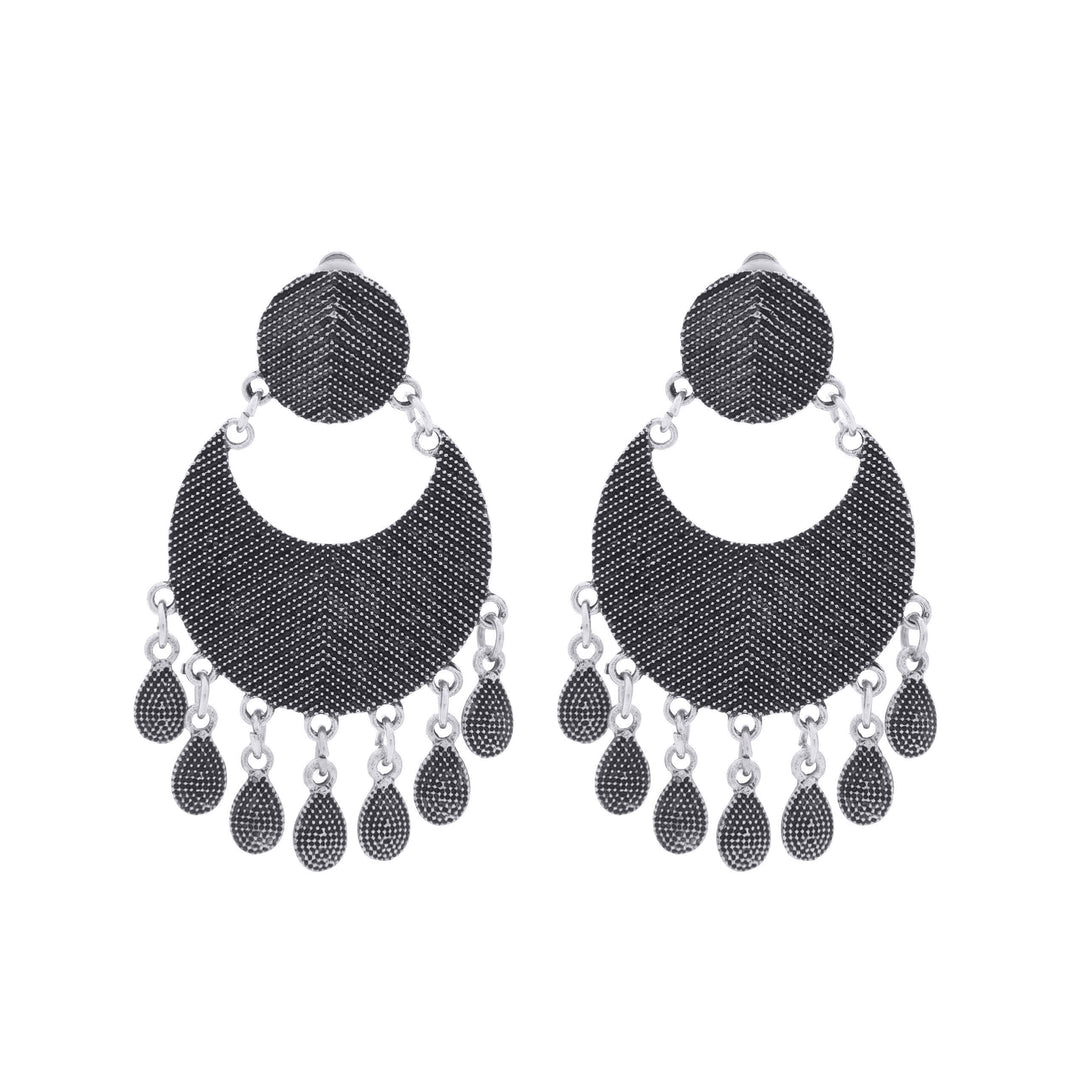 Pendant hanging clip earrings