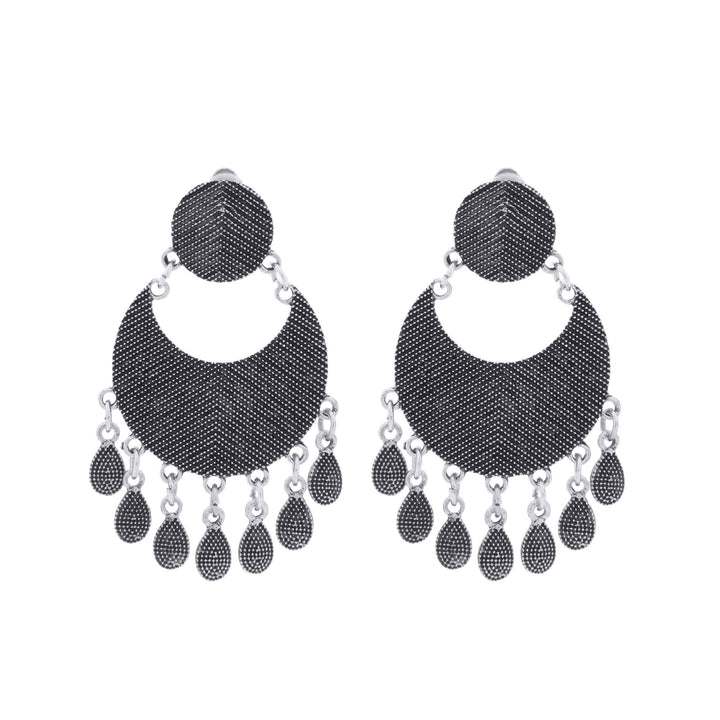 Pendant hanging clip earrings