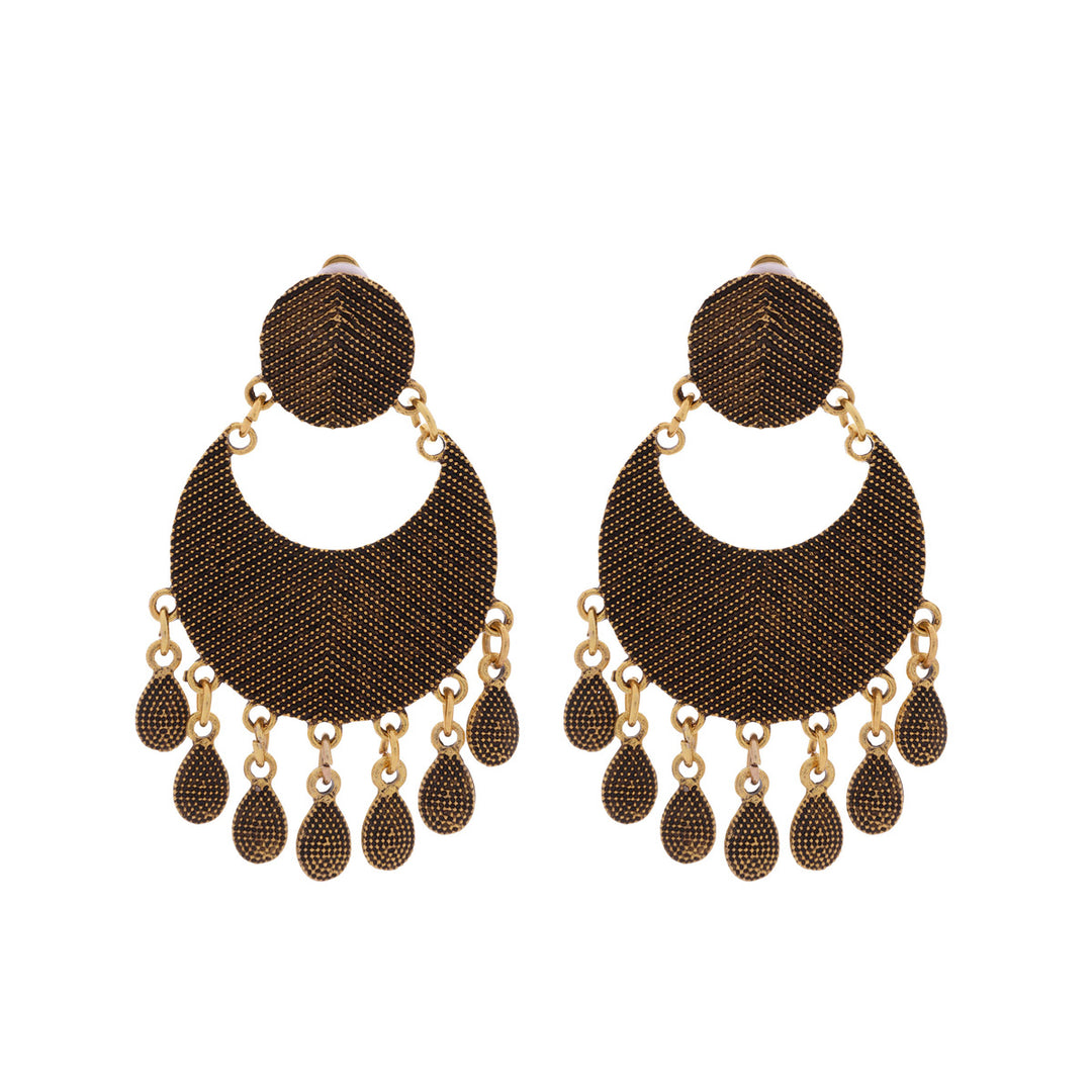 Pendant hanging clip earrings